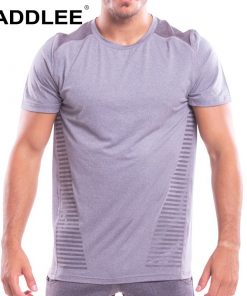 Taddlee Brand Top Tee Shirts Men's Soft Stretch Tshirts O Neck Big Size XXL Sports Running Bodybuilding Short Sleeve Muscle Gasp