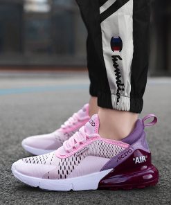 Tenis Feminino 2021 New Fashion Brand Tennis Shoes for Women Air Mesh Soft Pink Black Sneakers Gym Sport Shoes Basket Femme