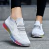 Tenis Feminino Women Tennis Shoes 2021 Hot Sale Female Gym Sport Shoes Breathable Mesh Trainers Lady Flat Sneakers Zapatos Mujer