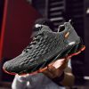 VSIOVRY 2021 Knit Breathable Running Shoes Men Sneakers Cushioning Sport Shoes for Men Gym Sports Comfortable Running Sneakers