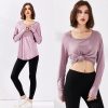 Women Autumn Gym Shirts Long Sleeve Yoga Sport Shirts Women Athletic Fitness Clothes Sport Tank Tops Gym Running Workout T Shirt