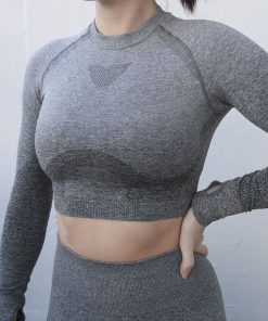 Women Breathable Fitness Tops Quick Drying Long Sleeve Tee Tops Bodycon Athletics T Shirt for Women