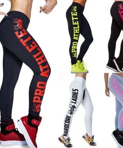 Women High Waist printed Pants Slim Skinny Gym Running Fitness Leggings Pants Workout Clothes sweatpants 2021 Bottoms