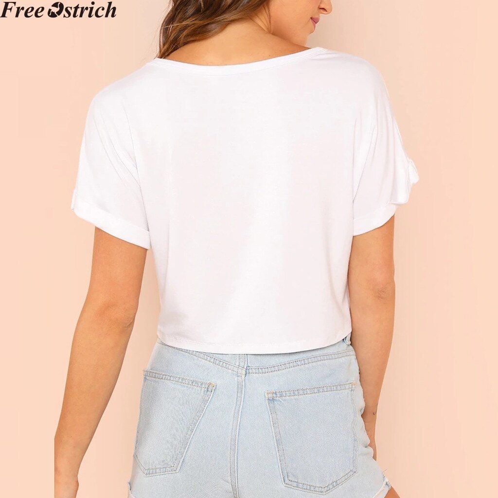 Women-loose-elastic-T-shirt-short-sleeved-solid-color-summer-casual-O-neck-Tops-white-Plus-2.jpg