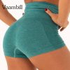 Women's Compression Workout Seamless Gym Sports Shorts Woman Spandex Legging Sport Short For Women Fitness Athletic Shorts