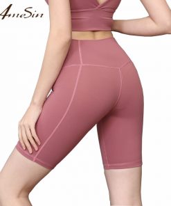 Womens Athletic Shorts High Elasticity for Workout Yoga Biker Training Running Gym,High Waisted Fitness Shorts LLS001